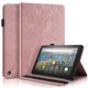 thumbnail image 1 of Funda con relieve del Árbol de la Vida para tablet Fire HD8(2022) con soporte, ranuras para tarjetas y soporte para lápiz óptico. Oro, 1 of 6