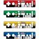 thumbnail image 5 of Set de skins decorativos para Wii Remote HORI Super Mario de 4 piezas, 5 of 8