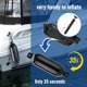 thumbnail image 4 of Juego de 4 defensas inflables para bote Affordura 14 cm negras, 4 of 5