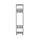 thumbnail image 2 of Closet Con Espejo Y 4 Ruedas Fm-025b - Blanco, 2 of 8