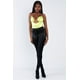 thumbnail image 4 of Body de Tanga Alta con Tirantes Finos y Cadena de Seda y Abertura Central, 4 of 5
