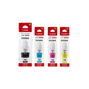 Pack Tintas Canon Gi-10 Originales N/M/C/Y