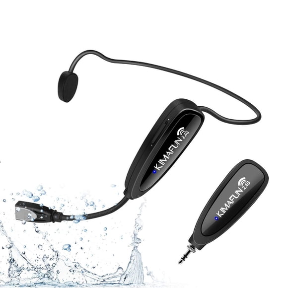 Sistema de micrófono inalámbrico KIMAFUN G100-1 Auriculares impermeables