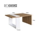 thumbnail image 3 of Mesa De Centro Moderna 90 Cm Boho Miel Y Blanco Estilo Nórdico Para Living, 3 of 4