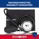 thumbnail image 5 of Manguito de Presión Arterial Dixie EMS Profesional Adulto - Negro, 5 of 6
