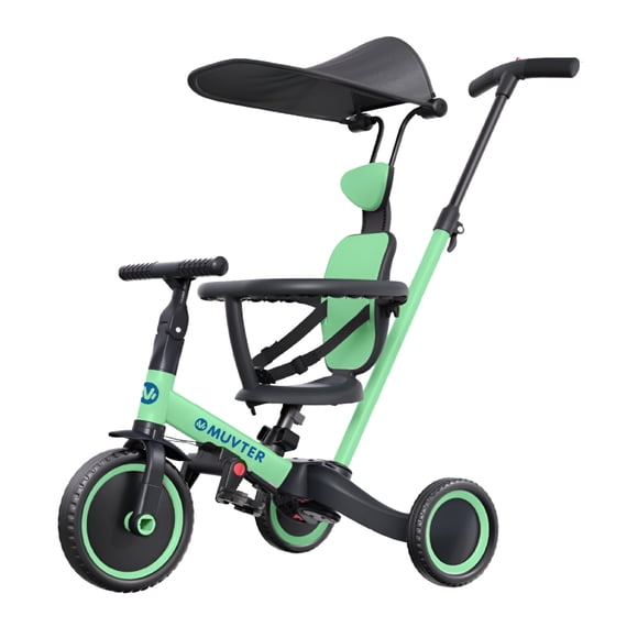 Triciclo Multifuncional 5 en 1 Muvter Ride Deluxe Menta