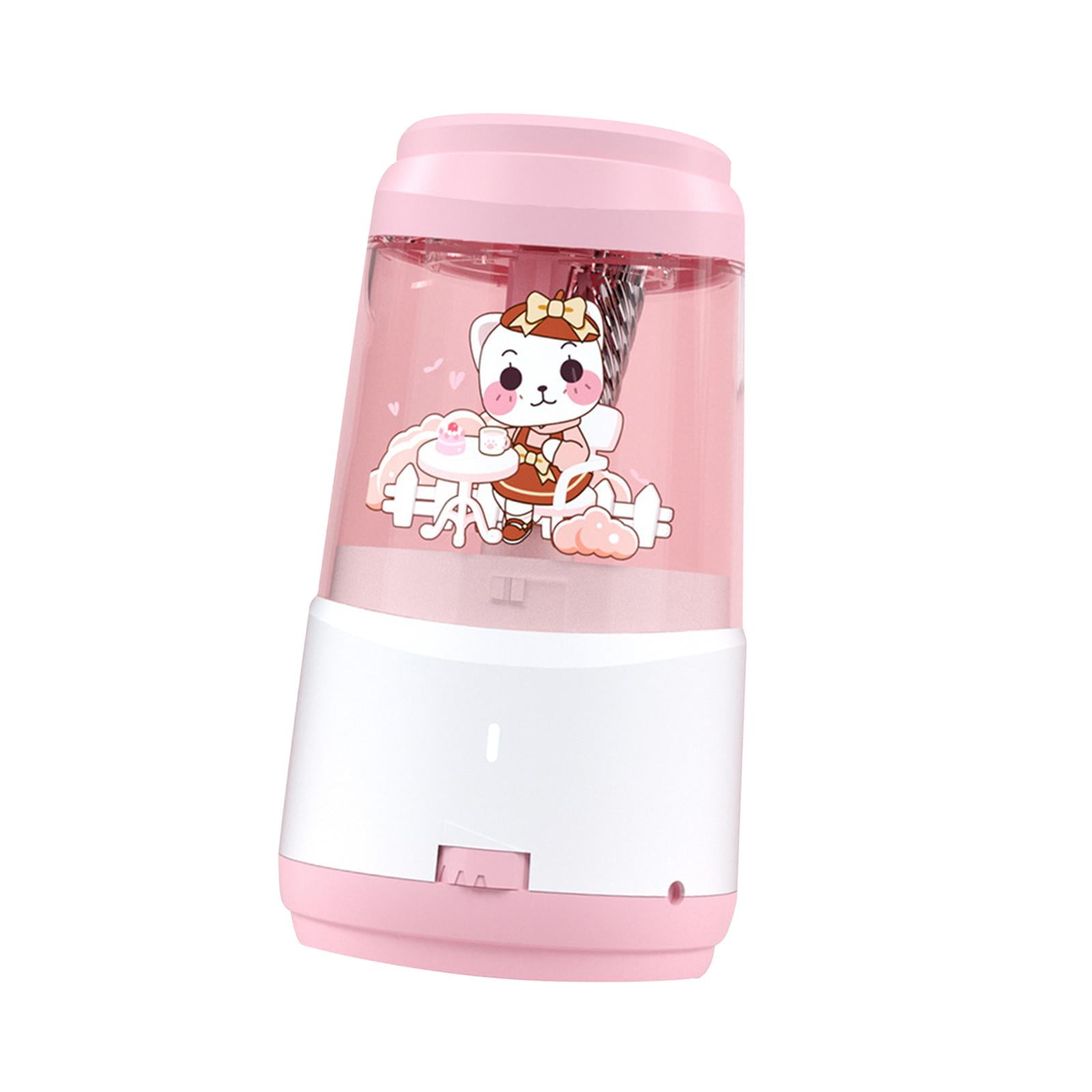 Bothyi - Lápiz Lápiz Lápiz Sacapuntas Completo Automático Poroso Muy Afilado Lápiz Eléctrico Lápiz Sacapuntas Lápiz Rosa