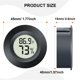 thumbnail image 2 of JEDEW 2 Pack Hygrometer Thermometer Digital Humidity Meter, 2 of 3