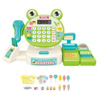 Magideal - Juguete De Registro Juego De Simulación Habilidad Motora Fina Juguete De Comestibles Juguete Educativo Para Jugar Helado De Rana