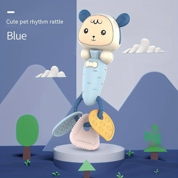 Ringing Bell To Soothe ,Baby Molars Stick For Kids,Baby Gum Toy Hand Grab Ringing Bell