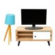 thumbnail image 4 of Casa De Mu?ecas De Madera Moderna Juego De Gabinete De TV De Alta Fidelidad 1/6 1/12 Juguete Creativo De Televisión, 4 of 5