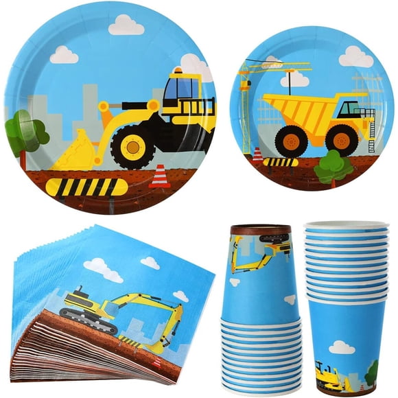 Set Vajilla Fiesta VINFO Construcción 97 Piezas