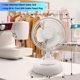 thumbnail image 3 of Ventilador EZ-CHILL MTFX-6 de 15 cm con clip o escritorio de 2 velocidades, color blanco, 3 of 6