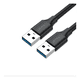 thumbnail image 1 of Cable USB 3.0 AM a AM 2m Negro, 1 of 3