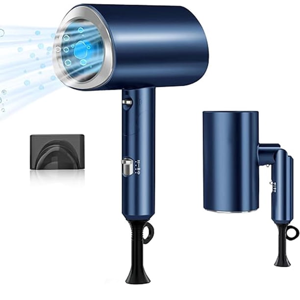 Secador De Pelo De Iones Negativos, Secador De Pelo Profesional Potente De 1800w, Ajuste De Múltiples Marchas, Secador De Pelo Plegable, Pequeño Y Portátil