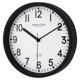 thumbnail image 3 of Reloj Pared 22 cm Negro Circular Plastico, 3 of 5