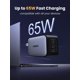 thumbnail image 2 of Cargador Charger Block UGREEN USB-C Nexode de 3 puertos tipo C GaN de 65 W, 2 of 9