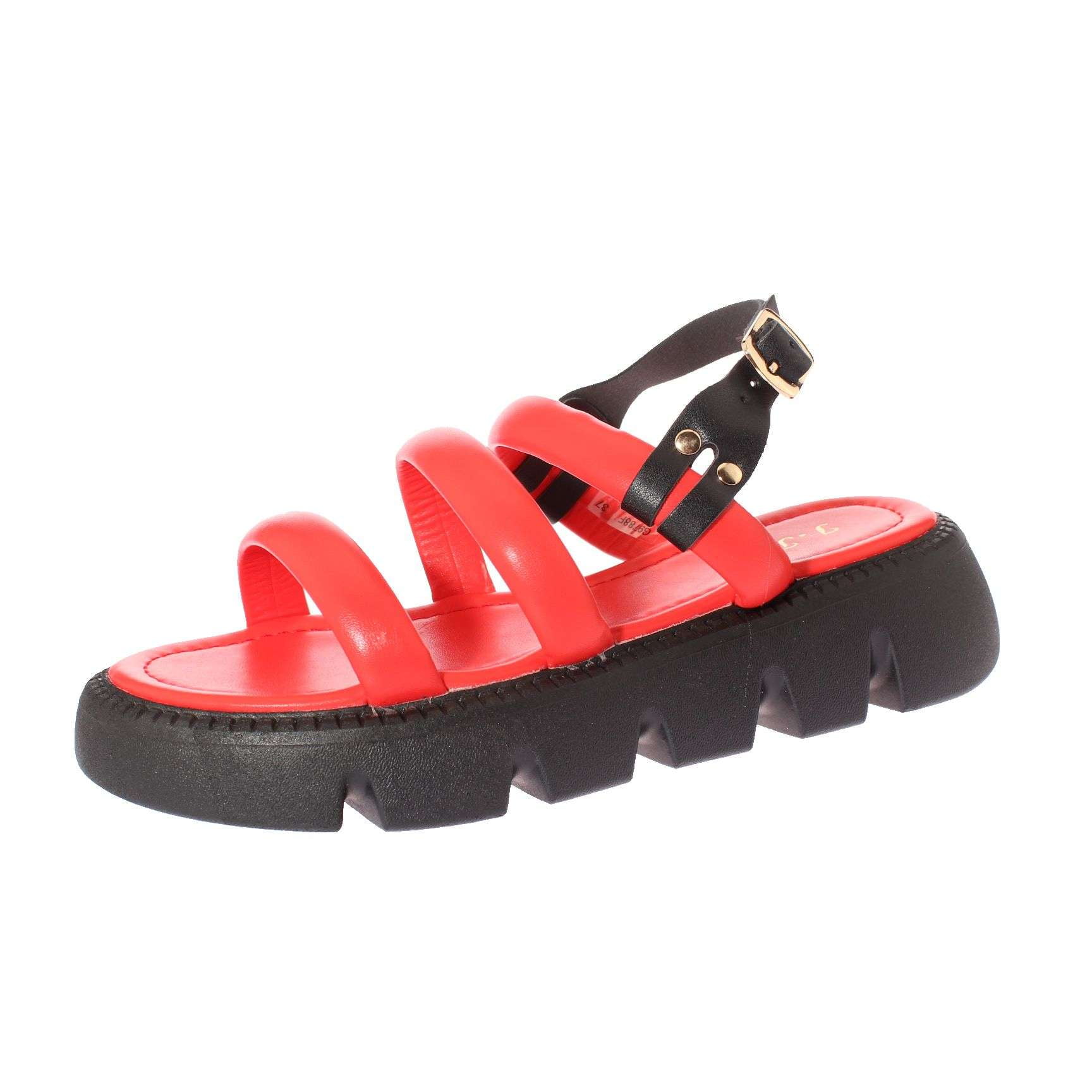 Vía Franca - Sandalia Rojo I-run