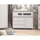 thumbnail image 3 of Comoda Oxaca 4 Cajones 1 Puerta Blanco, 3 of 4