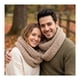 thumbnail image 1 of Bufanda Cuello Estilo Punto Inglés Lana Invierno Abrigado, 1 of 5
