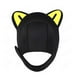 thumbnail image 2 of Gorro Con Capucha Para Buceo Con Orejas De Gato, Gorro Encantador Para Surfear, Para Navegar, Kayak, Canoa, Oreja Amarilla Negra S, 2 of 3