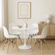 thumbnail image 3 of Mesa Comedor Redonda Tulip Clasica 80cm Diametro Blanca, 3 of 5
