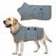 thumbnail image 1 of Uxcell Abrigo Secador para Perros, Batas para Perros Después del Baño Bata Súper Absorbente Toalla Suave Ajustable, (M, Gris y Ribete Naranja), Diseñado para Secado Rápido, 1 of 7