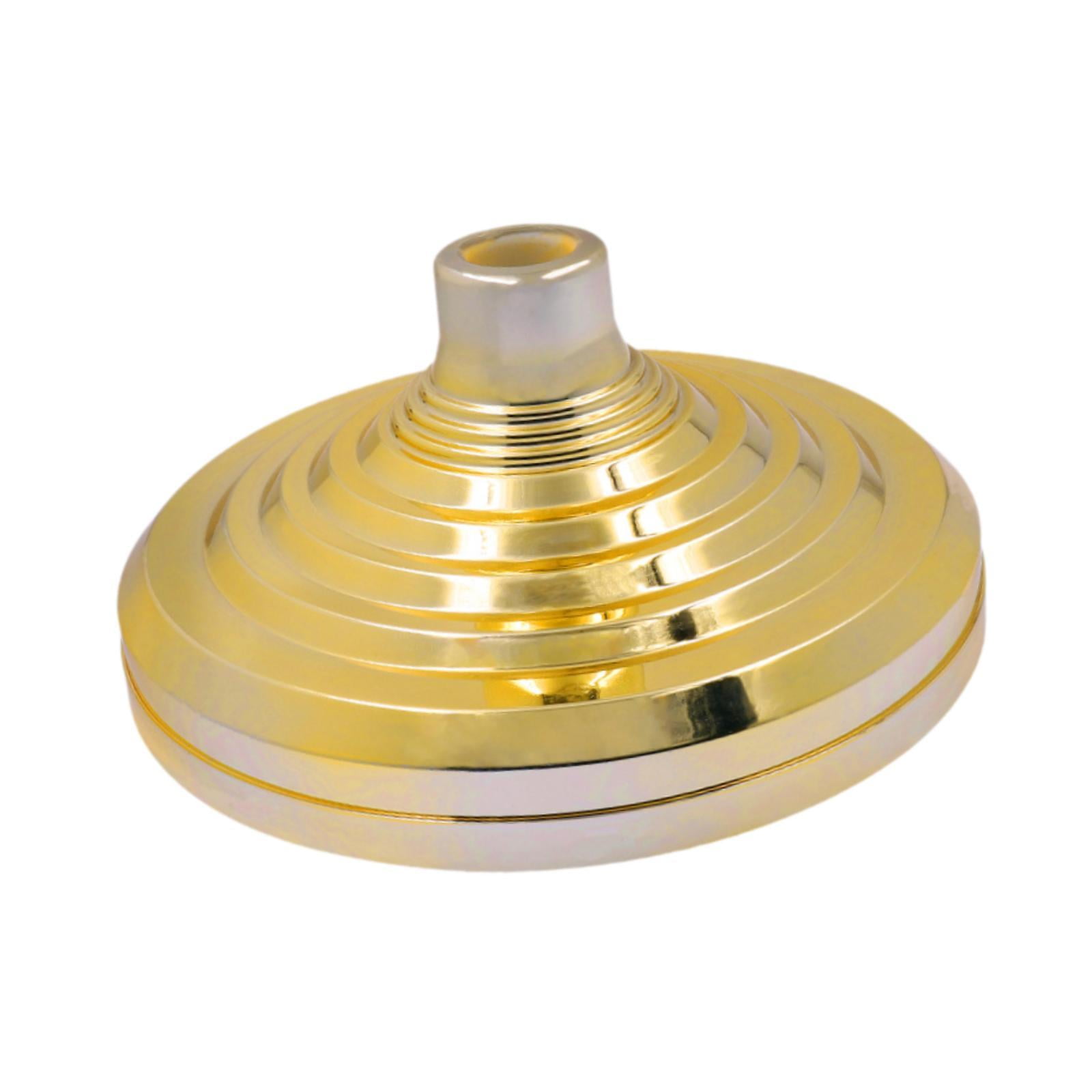 Magideal - Soporte De Piso Para Mástil De Bandera Para Interiores, Accesorios De 12" X 5", Ponderados Para Mayor Estabilidad, Fácil De Instalar, Base Dorada De P