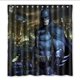 thumbnail image 1 of Cortina de ducha de superhéroe de Los Vengadores Batman, juego de cortina de baño con ganchos, tamaño 66 x 72 pulgadas, 1 of 3