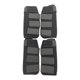 thumbnail image 1 of 4x Botas De Caballo Soporte Reutilizable Protección Transpirable Cómodas Cubiertas De Piernas S Negro, 1 of 4