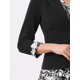 thumbnail image 5 of INSPIRE CHIC Conjuntos de 2 Piezas para Mujer Vestido sin Mangas de Chifón Floral y Conjunto de Chaqueta Negro Blanco M, 5 of 6
