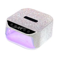 Magideal - Lámpara Led Para Uñas, Pantalla Led, Lámpara De Curado De Uñas De Gran Espacio Para Salón, Hogar, Bricolaje