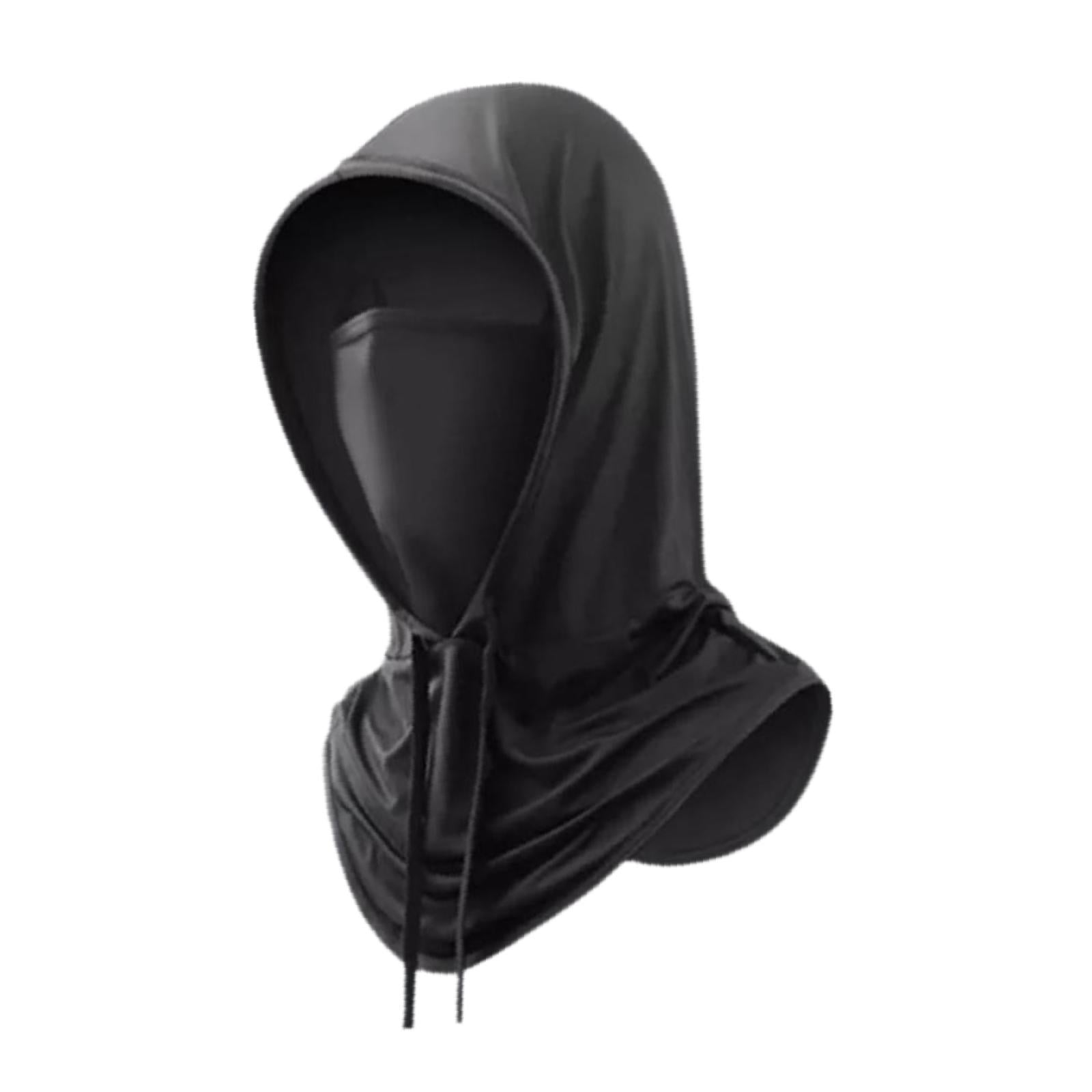 Ioensy - Mascarilla De Protección Solar Cubierta De Cuello Transpirable Para Actividades Al Aire Libre Montar A Caballo Negro