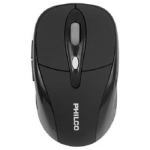 Philco - Mouse Inalambrico Usb 6 Botones Negro 245Wn