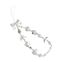 Magideal - Cordón Para Teléfono Con Forma De Mariposa, Cadena Para Teléfono, Decoración Para Bolso, Bonito Colgante Para Teléfono, Cordón Con Cuentas, Correa Con