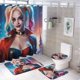 thumbnail image 1 of Juego de Cortina de Ducha 4 Piezas Harley Quinn Desmarcar, 1 of 6