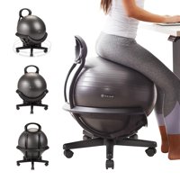Silla Balance Ball Gaiam Ultimate Con Base Giratoria De +300 Libras