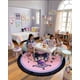 thumbnail image 3 of Alfombra Circular Acolchada Infantil De 80cm De Kurumi, 3 of 6