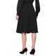 thumbnail image 3 of INSPIRE CHIC Falda Midi Plisada de Línea A para Mujer Vintage de Trabajo Cintura Alta Falda Acampanada de Negocios XS Negro, 3 of 6