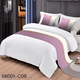 thumbnail image 2 of Pieceras para cama decorativa 60x200 cm + 2 fundas 45x45 diseño 6 color rosa, 2 of 2