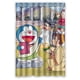 thumbnail image 1 of Cortina de ducha Doraemon, juego de cortina de baño con ganchos, tamaño 48 x 72 pulgadas, 1 of 3
