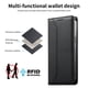 thumbnail image 5 of Funda tipo cartera con bloqueo RFID para Samsung Galaxy S25 Edge cubierta magnética de cuero con tapa y soporte Negro, 5 of 6