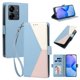 thumbnail image 2 of Funda Cartera para Xiaomi Redmi 13C con Cierre Magnético, Tricolor, Azul Claro, 2 of 6