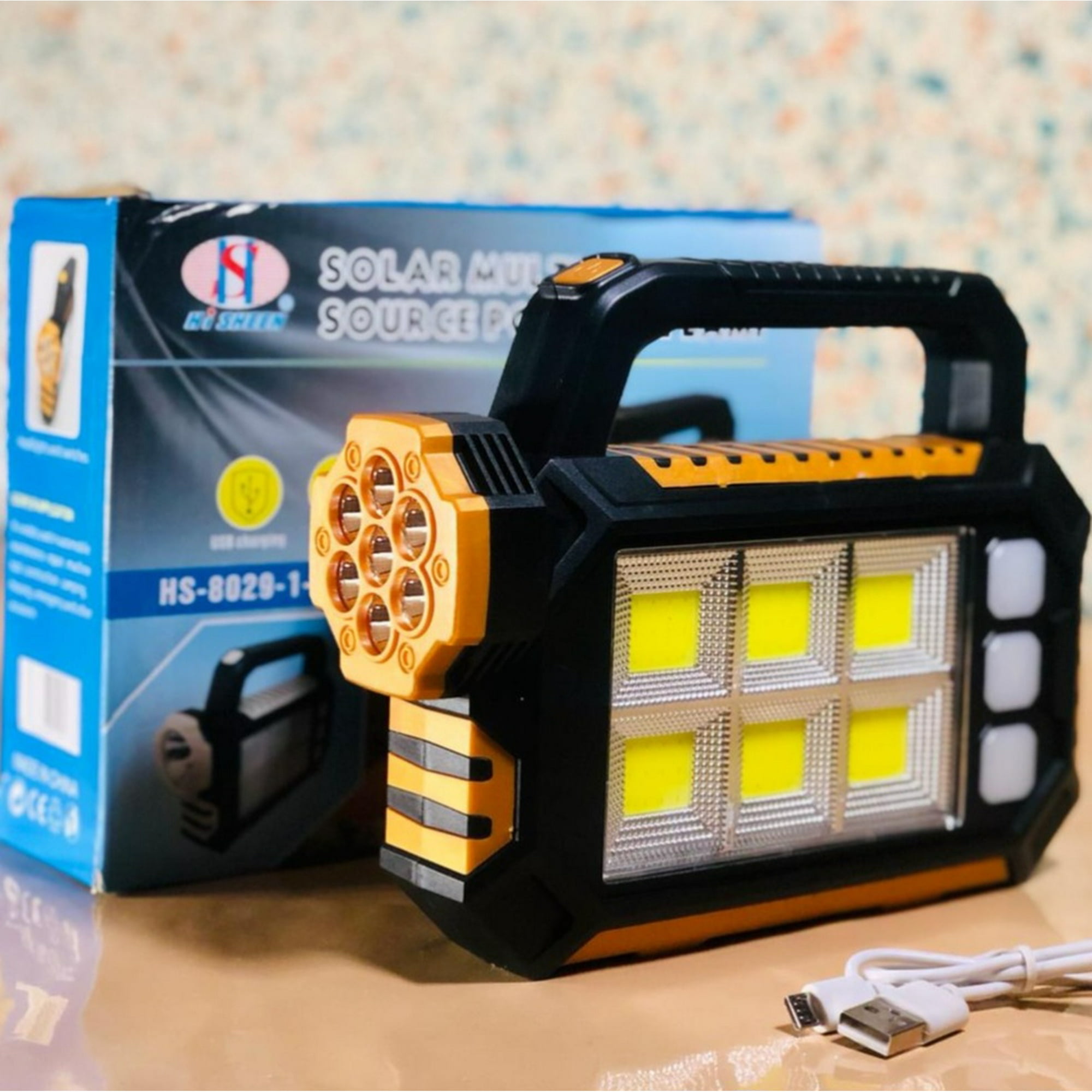 Mundo Eve - Linterna Solar Multifunciones