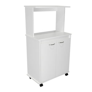 Fmfurniture - Mueble Microondas 2 Puertas Fm-010B Blanco
