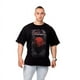 thumbnail image 1 of Polera Hombre Oversize Estampado Monkey Negro Talla L, 1 of 5
