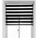 thumbnail image 2 of Cortina Roller Duo Zebra Negra 105x220 cm, 2 of 3