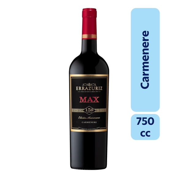Vino Tinto Carmenere Max 12° Botella