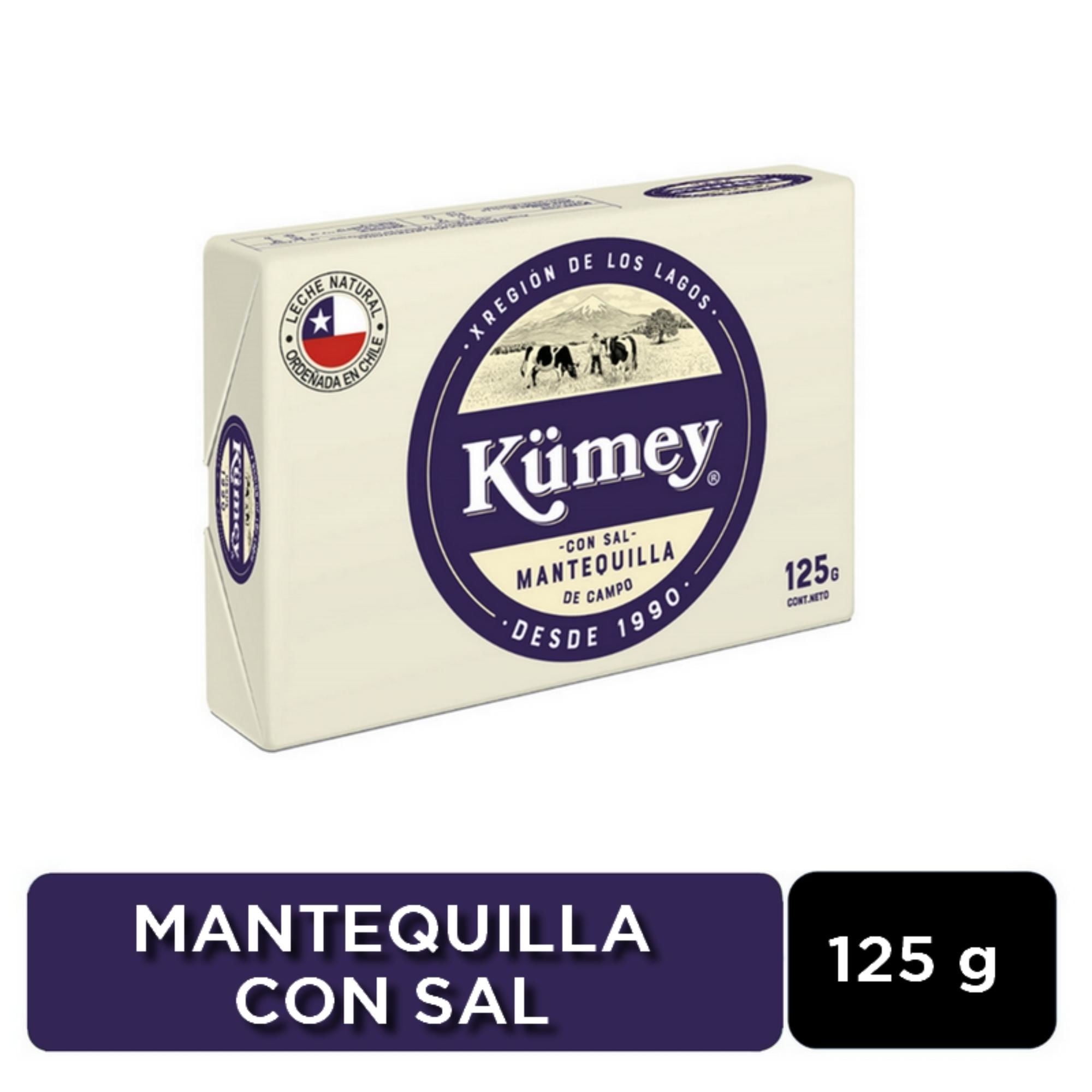 Mantequilla Con Sal Tradicional 125 g Kumey