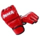 thumbnail image 3 of Guantes De Boxeo Medio Dedo Palmas Abiertas Para Grappling Sparring Adulto Unisex Rojo, 3 of 5